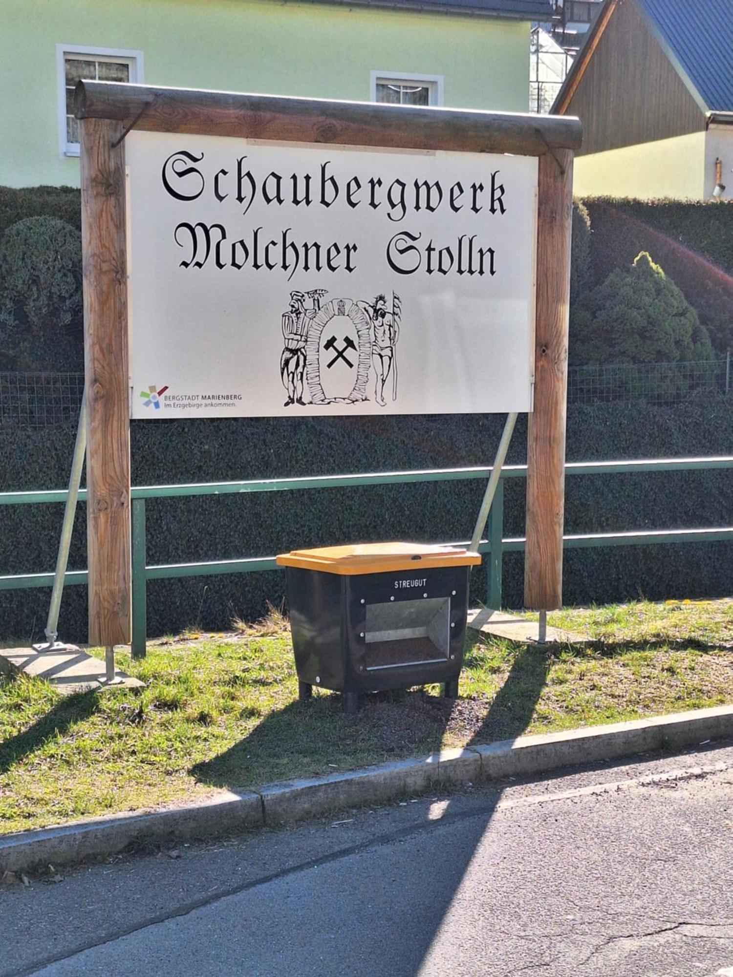 Ferienwohnung Rote-Villa 2 Marienberg Exteriör bild