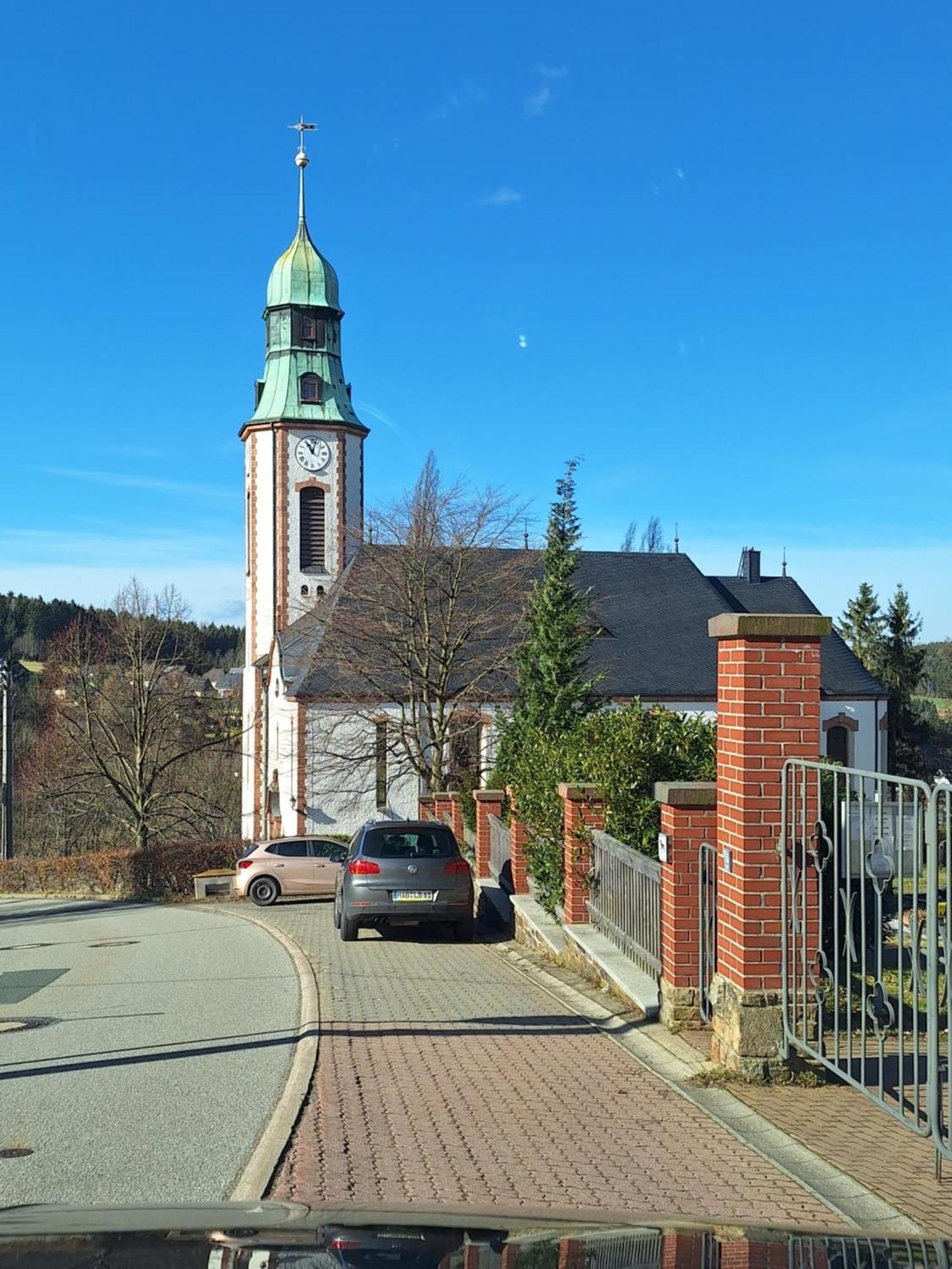Ferienwohnung Rote-Villa 2 Marienberg Exteriör bild